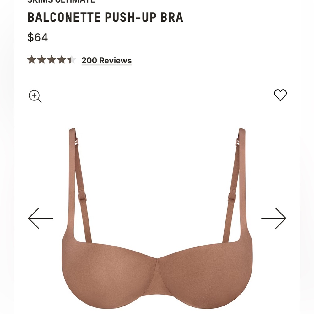 SKIMS Balconette Push-Up Bra - Tan